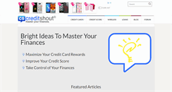 Desktop Screenshot of creditshout.com